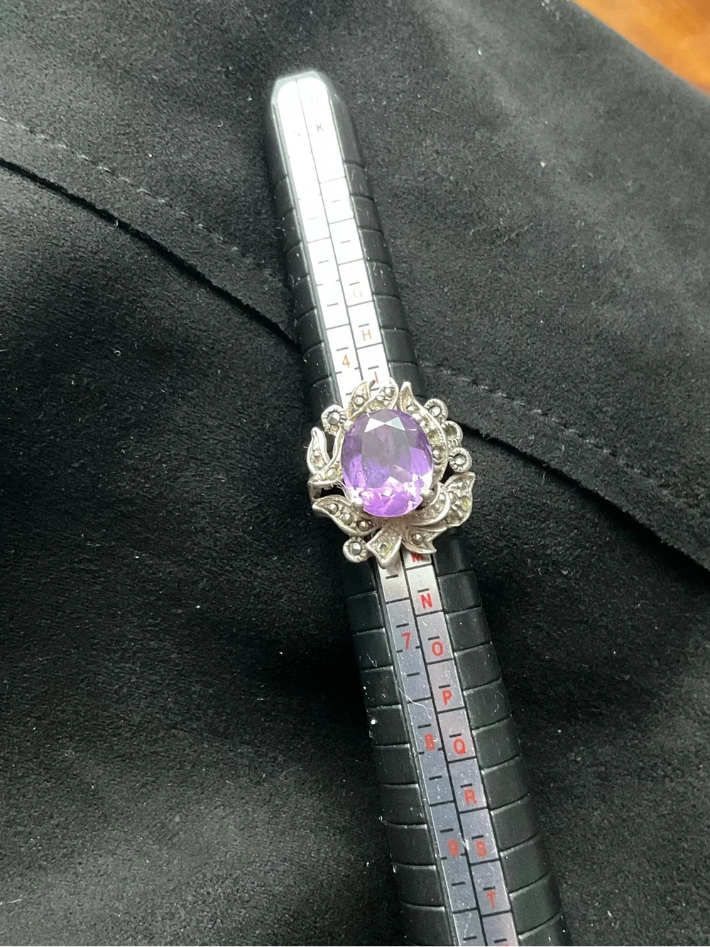 Vintage Amethyst 925 Ring